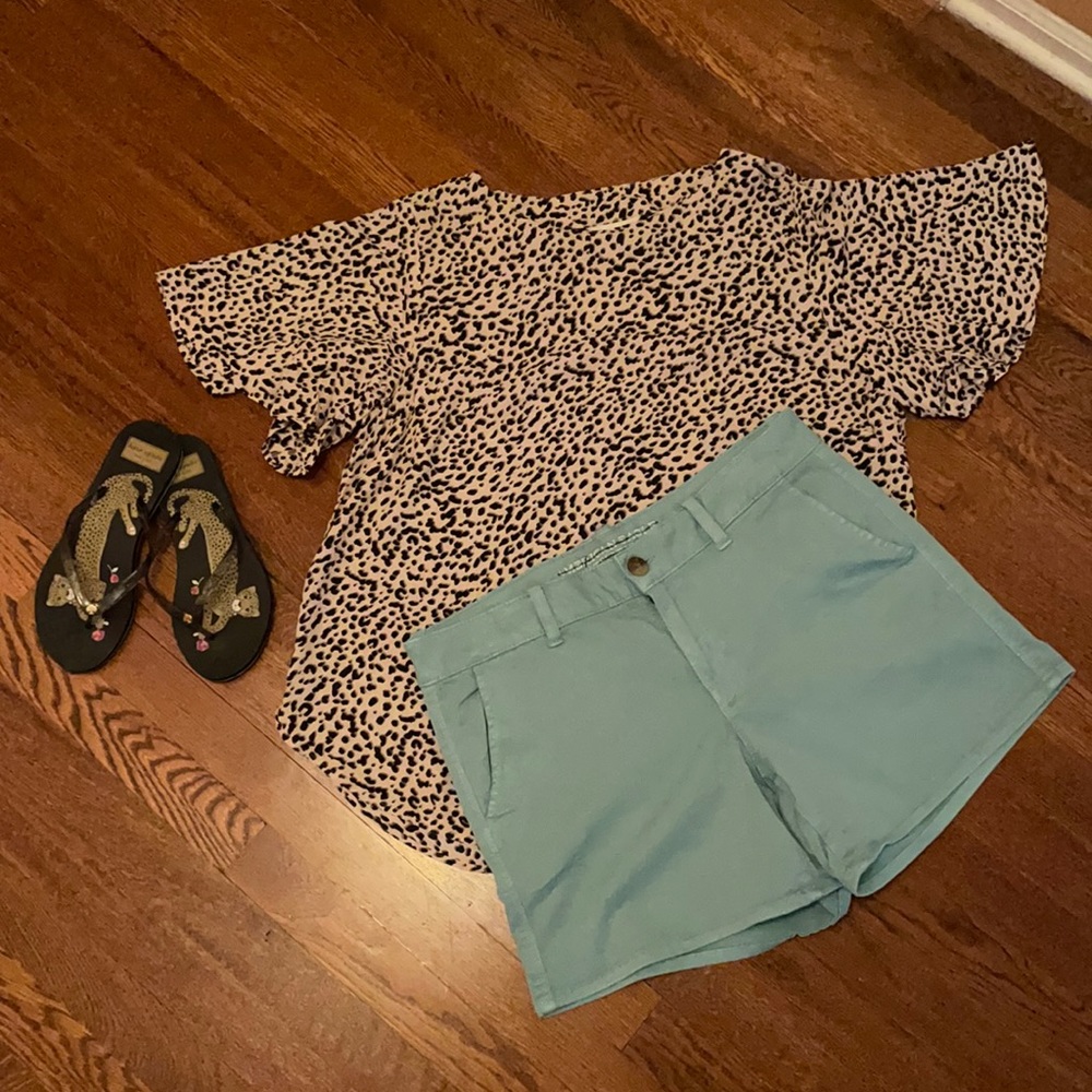 NWOT American Eagle Mint Green Khaki Shorts Sz:14